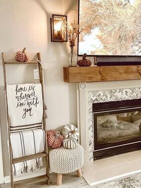 Blanket “home is wherever I’m with you” cream color